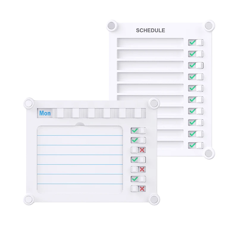 Pet Feeding Reminder Daily Task Planning Board Reusable Checklist Memo Checklist Note Board Rv Checklist Memo Plastic Board