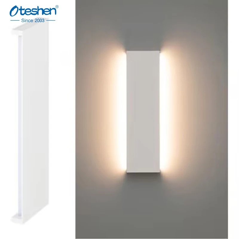 Warm White LED Wall Lamps Aluminum Strip Series Garden Lighting Aluminum Base LED Wall Lighting