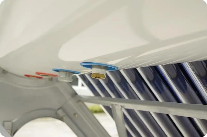 Compact vacuum tube heat pipe Galvanized steel Solar Water Heater with 316 inner tank