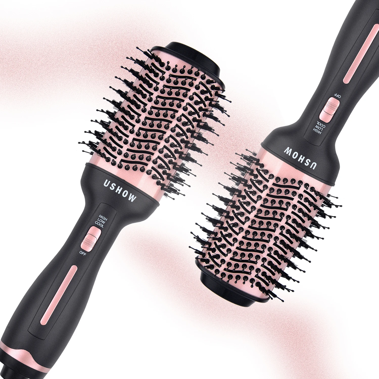 4-in-1 One Step Professional Round Blow Dry Volumizer Comb Hot Air Hair Dryer Brush