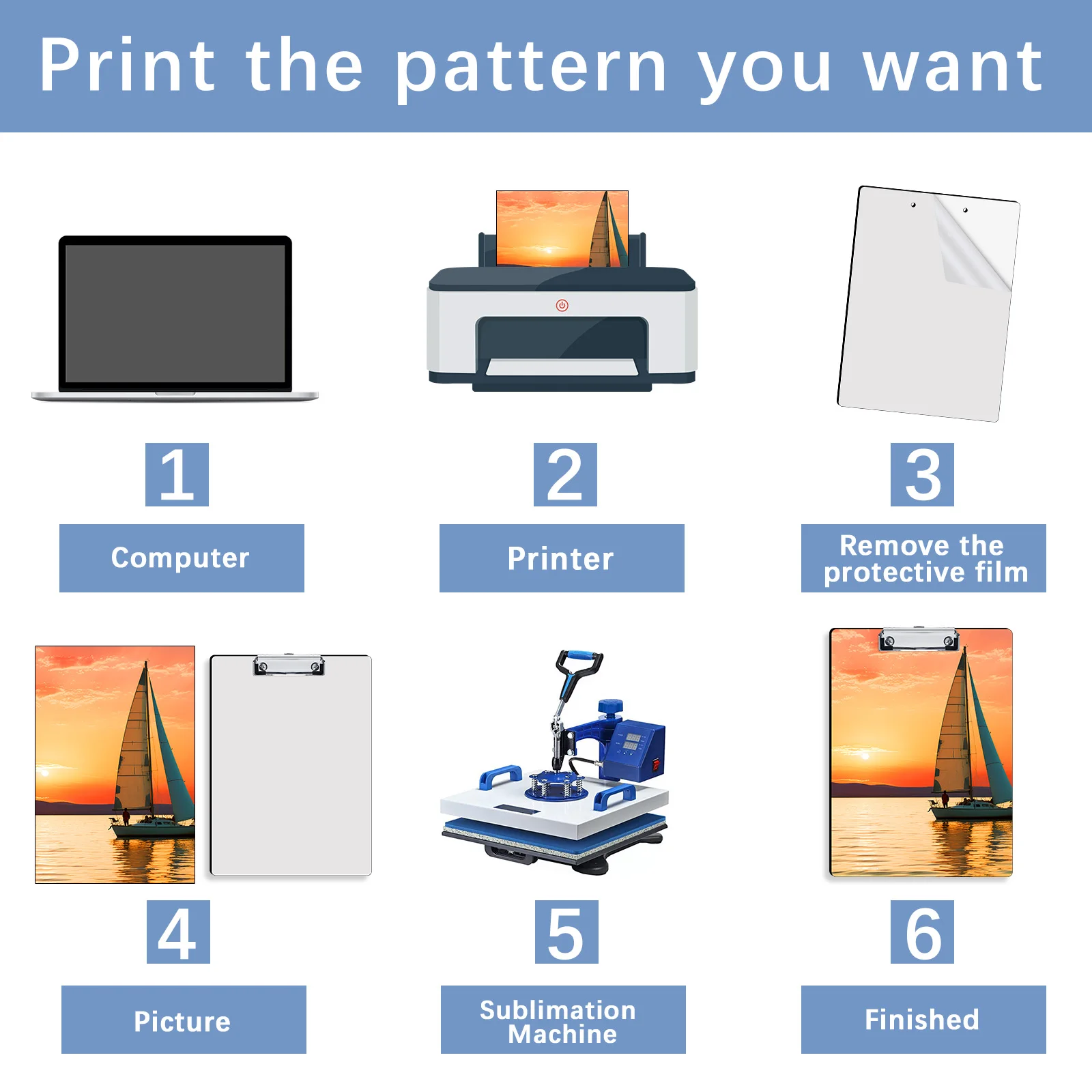 sublimation clipboard custom logo printing mdf blank sublimation products printed wood sublimation clipboards