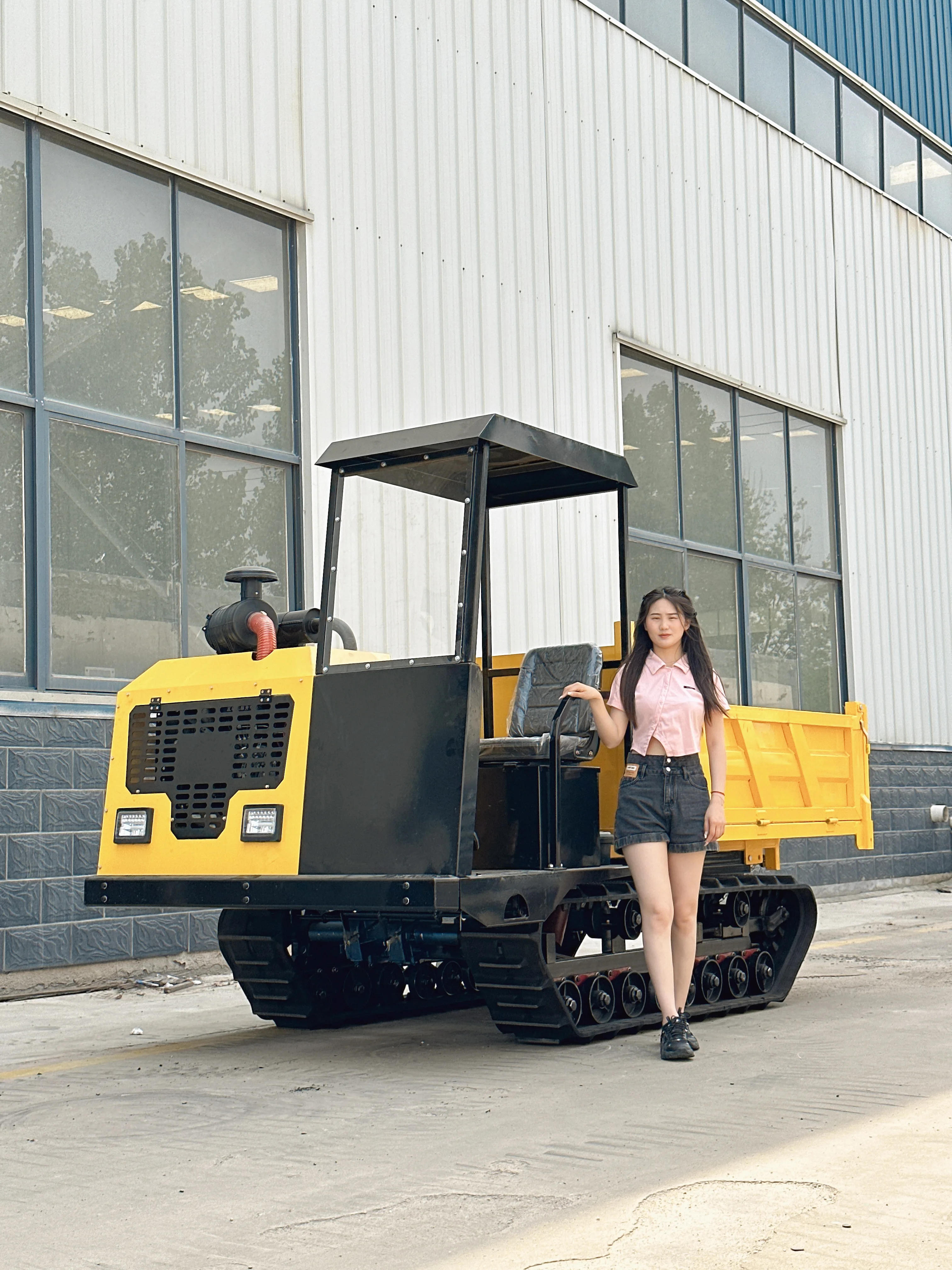 New Good Working Condition Agriculture Forestry Orchard Carrier Diesel Self Loading Mini Dumper