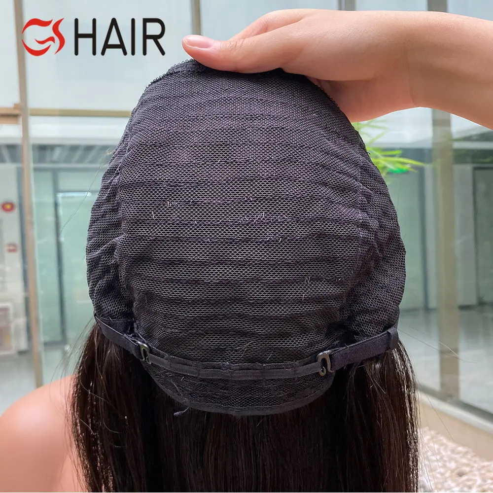 GS Wholesale Bang Bob Wig Vendor Straight Brazilian Bang Bob Wig Human Hair,Short Cut Human Hair Machine Made Bob Wigs With Bang