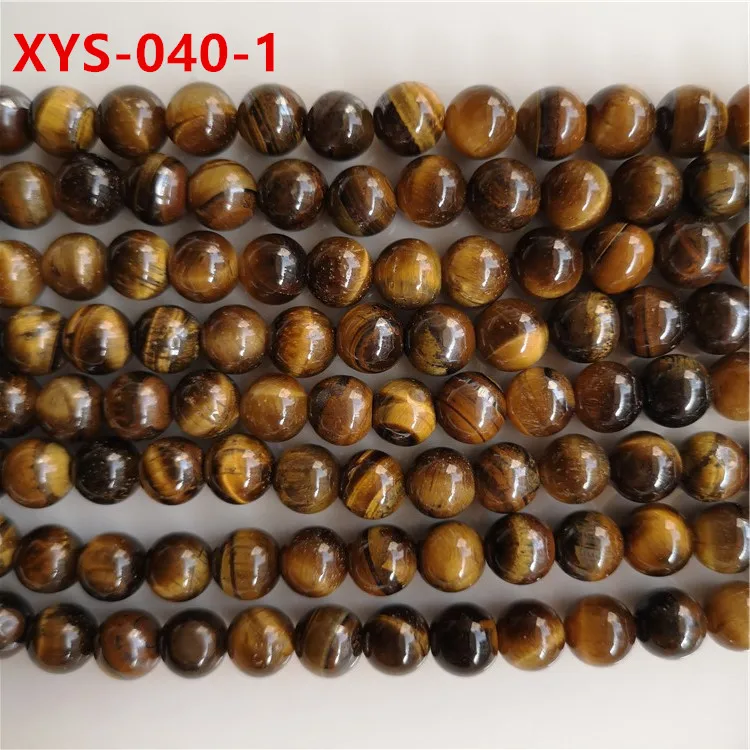 12mm Natural Round Yellow Tiger Eye Stone Beads Loose Gemstone Beads