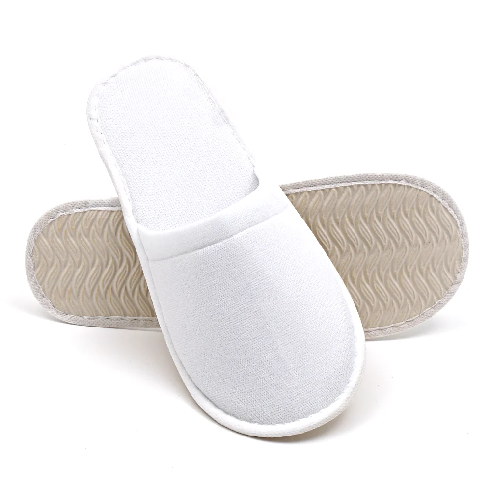 Factory Direct Disposable Hot Fashion Winter Shoes Cheap Price Velour Hotel Slipper Sale
