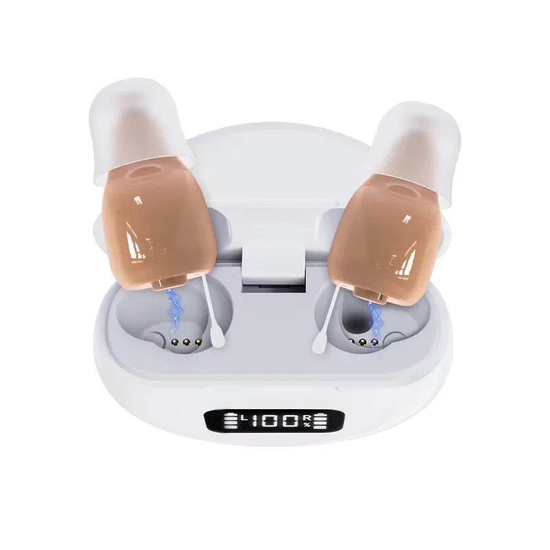 Great-Ears Audifonos Para Sordos Mini Hearing Aid Device Fully Digital Signal Processing 16 Channel Hearing Aids for Senior