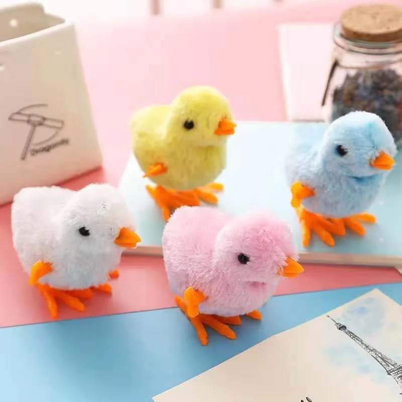 Игрушка для кошки плюшевая курица забавная милая маленькая птичка игрушек популярный 8 см Заводной цыпленок