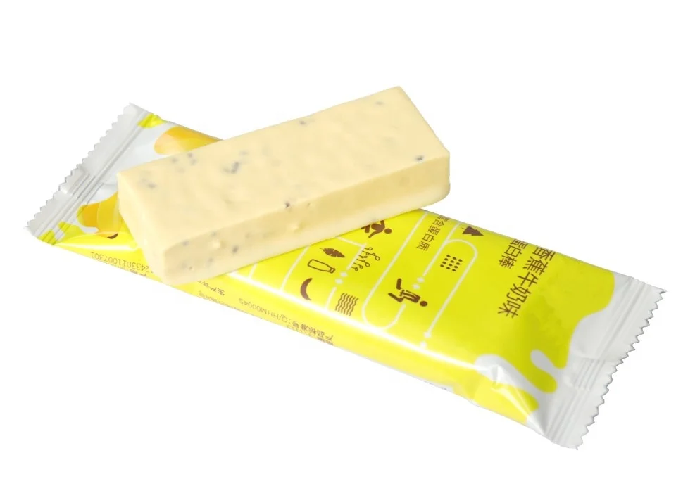
Private Label OEM Delicious Protein Bar Customized Label (30 g)-Banana Milk Flavor 