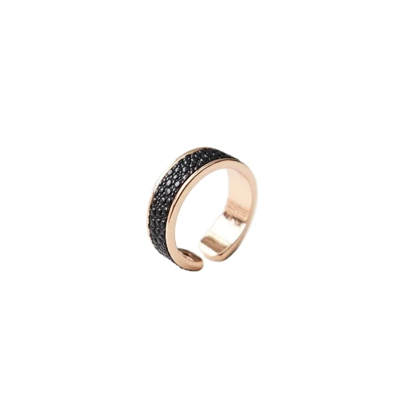Maxery New Design Metal Brass/Zinc Alloy/Titanium Steel Handmade Leather Ring Fashion for Party