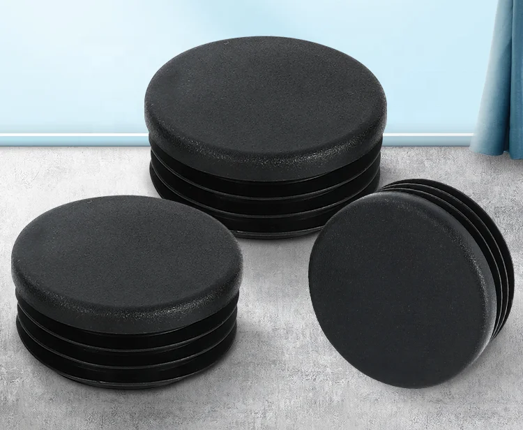 Quality assurance stainless steel pipe / table and chair leg plastic pipe plug can be customized in any size
