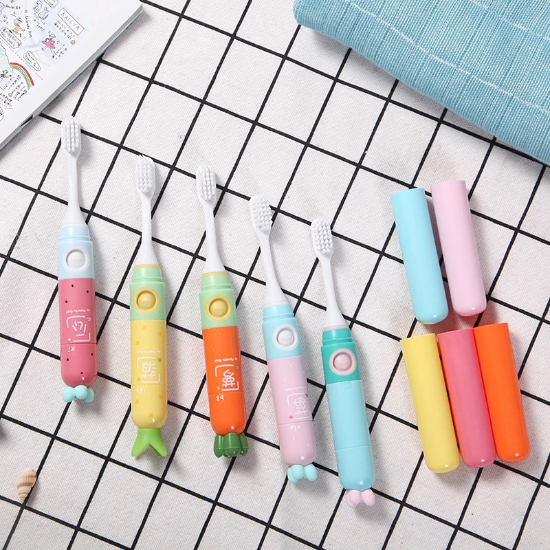 Children Auto Electric Toothbrush Ultrasonic Waterproof small Tooth Brush