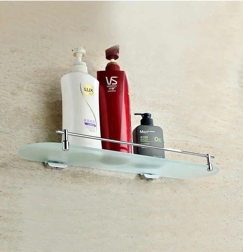 5mm / 6mm / 8mm /10mm /12mm Custom Frosted  Tempered Low Iron Glass For Bathroom Corner Shelf