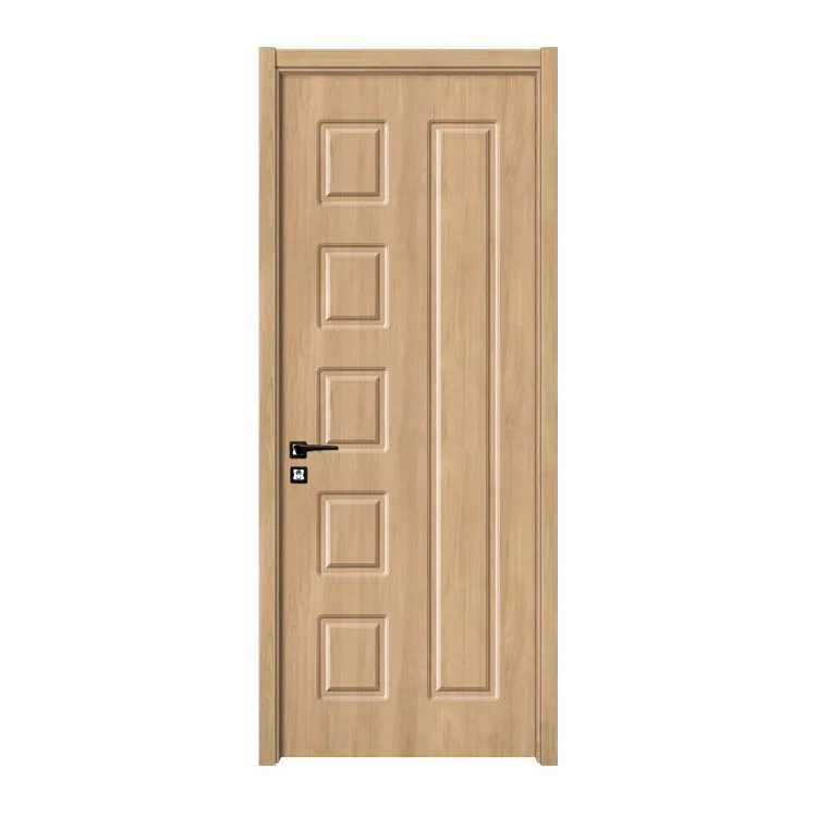 Покрытие двери из ПВХ с геометрическим узором для ванной комнаты и кухни