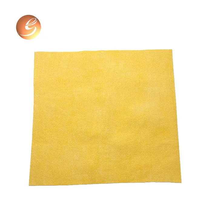 Korea PU coated 40*40 microfiber chamois cleaning cloth