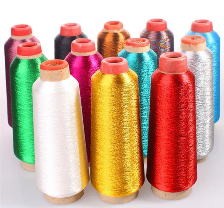 Rainbow 150D/3s gold and silver embroidery thread / cannetille thread for DIY sewing materials manufacturer