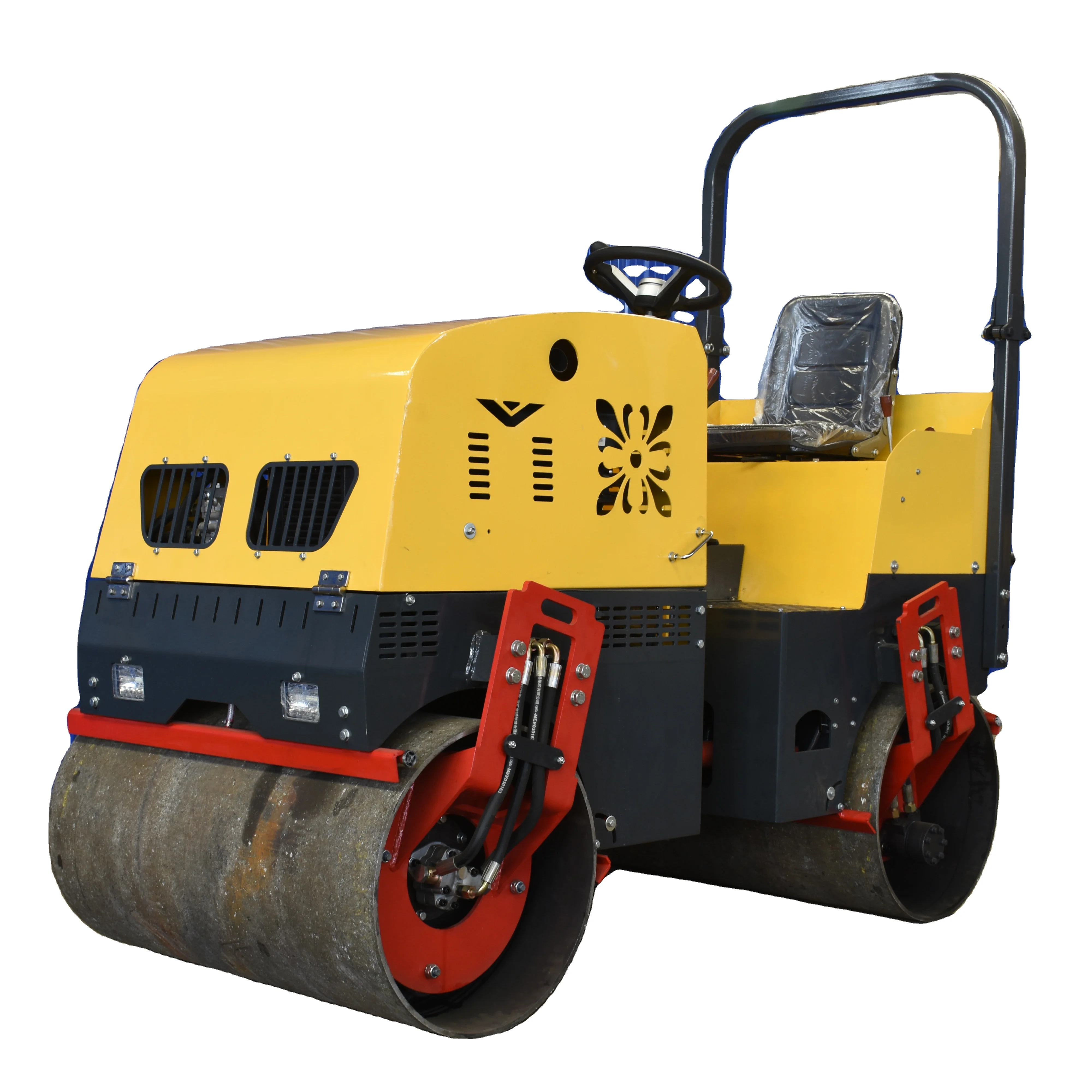 1000 hydraulic Road Roller  Double Drum Vibratory Compactor for sale