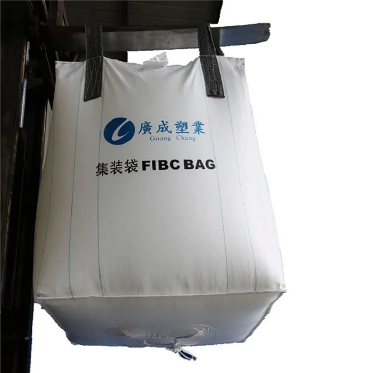 Heavy Duty Circular U Panel Large Bulk Container FIBC Bag Safety Factor 5:1 Polypropylene Big Bag