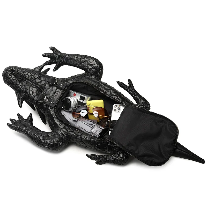 New 3D three-dimensional personality men and women dinosaur backpack Halloween cool girl bag Guangzhou factory wholesale