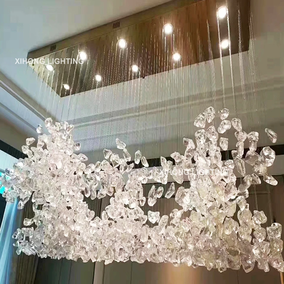 KTV Центр продаж отдел торговый центр ресторан комната светодиодная Роскошная современная лампа скандинавские дизайнерские подвесные светильники