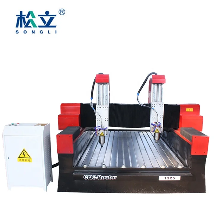 High quality 1325 heavy stone double-head carving machine marble cutting machine Chinese factory cnc machine