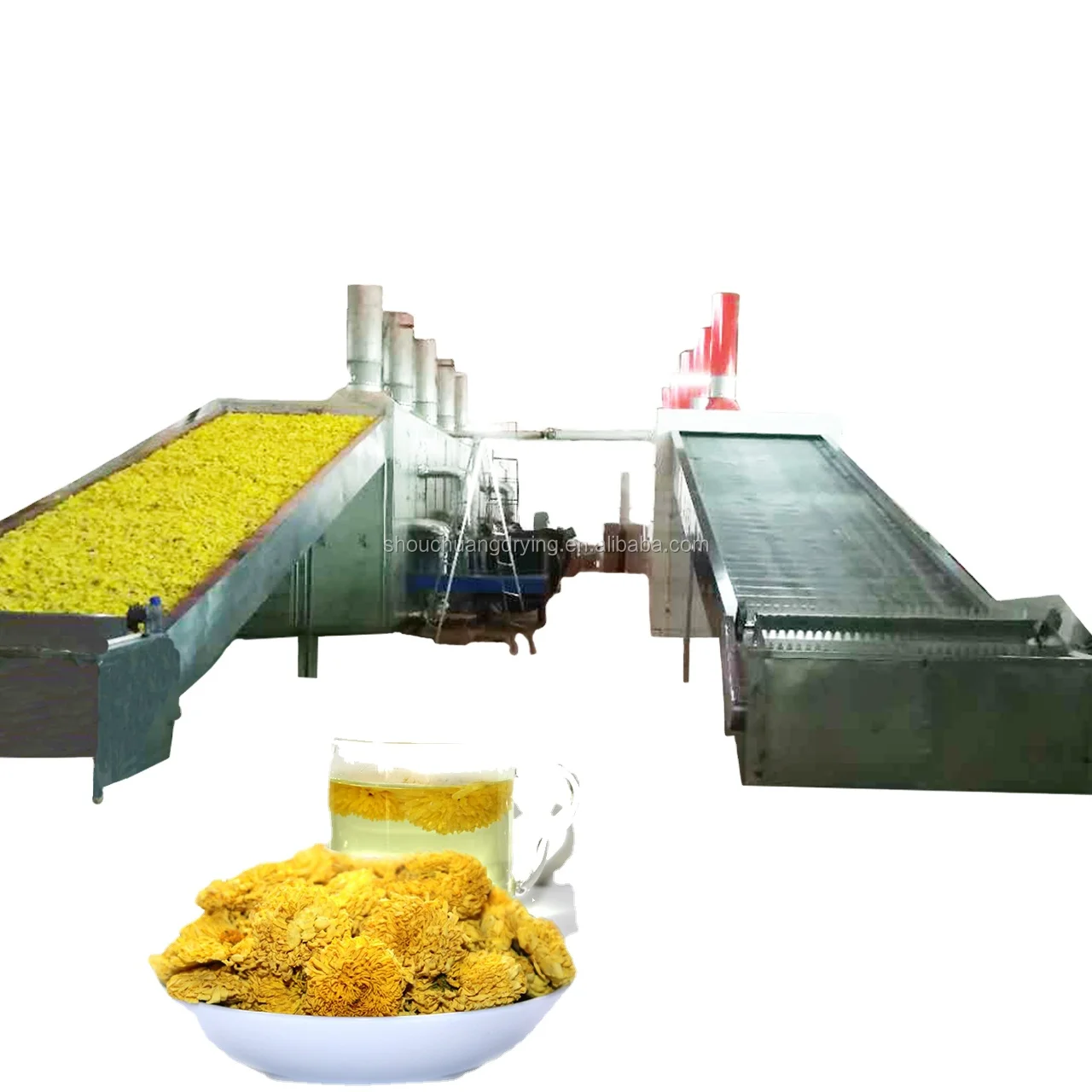 Shouchuang OEM/ODM Hot Air Mesh Belt Clove Dryer Tomato/Mango/Fruit Drying Machine