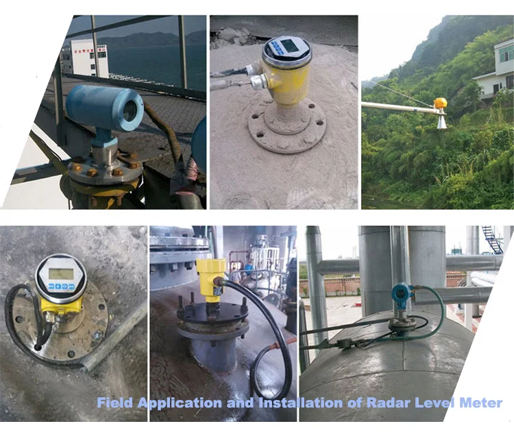 70m radar level measurement explosion proof radar level indicator