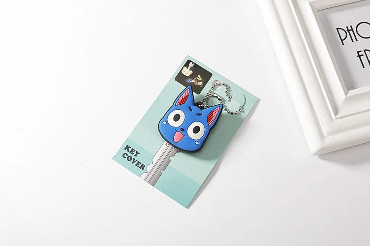 Free mock up factory price custom 3d embossed logo anime plastic rubber pvc silicone protector key head cover