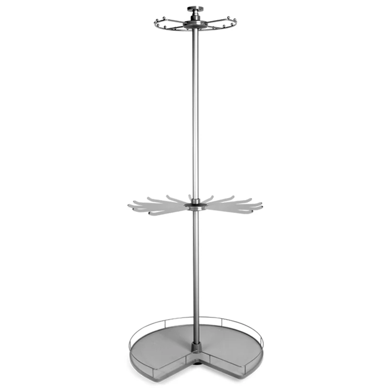 Three Layer Rotating Cloth Stand Customized Logo Stand Rack Closet Pants Hanger Rack