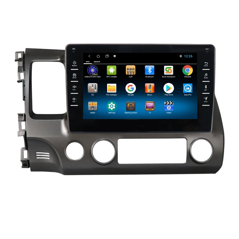 Android 10 2 Din Car DVD Player For Honda Civic 2006 2007 2008 2009 2010 2011  Touch Screen Navigation GPS Radio Stereo