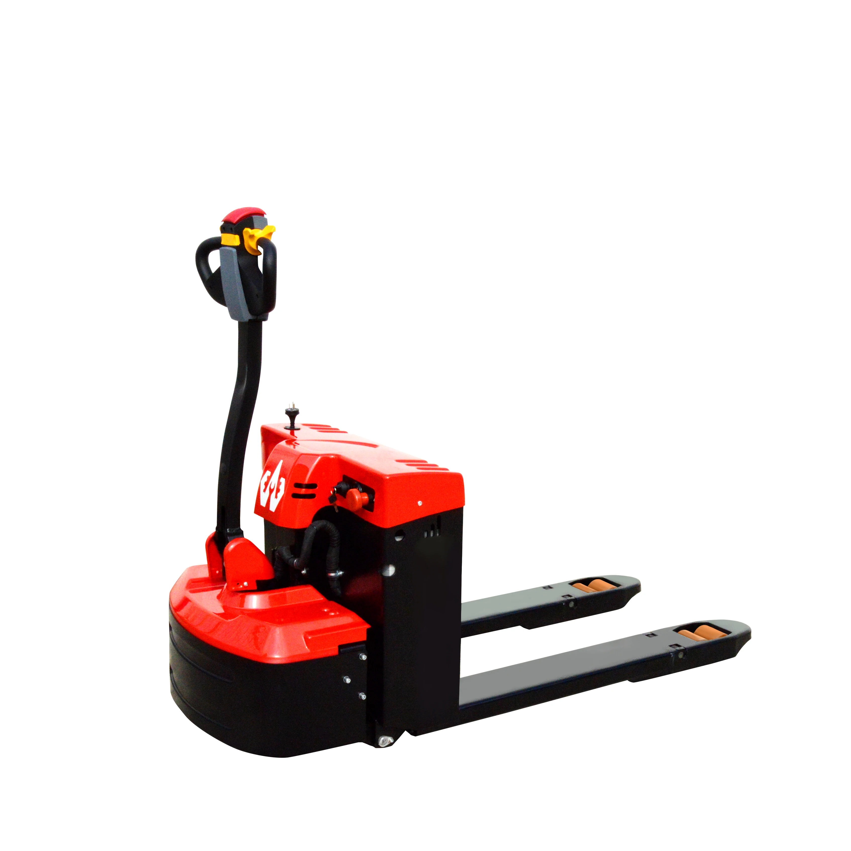 2ton Semi Electric Pallet Jack Battery Pallet Truck with PU Nylon Wheel