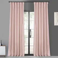 Bindi Blackout Flame Retardant Soft Ice Silk Drapes 100% Polyester Thermal Room Curtain for Hotel