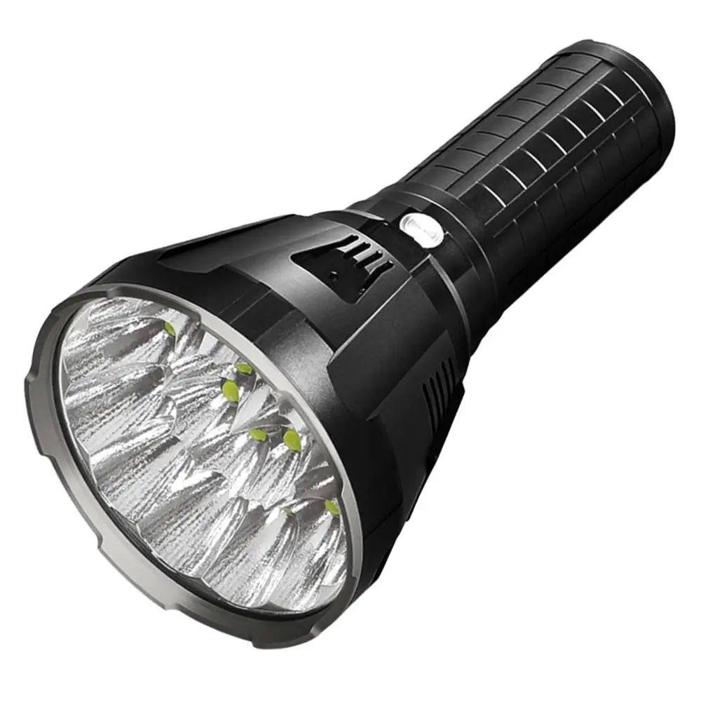 Ip56 100000 Lumens ms18 Waterproof With Battery Intelligent Charging Strongest Led Usb Flashlight