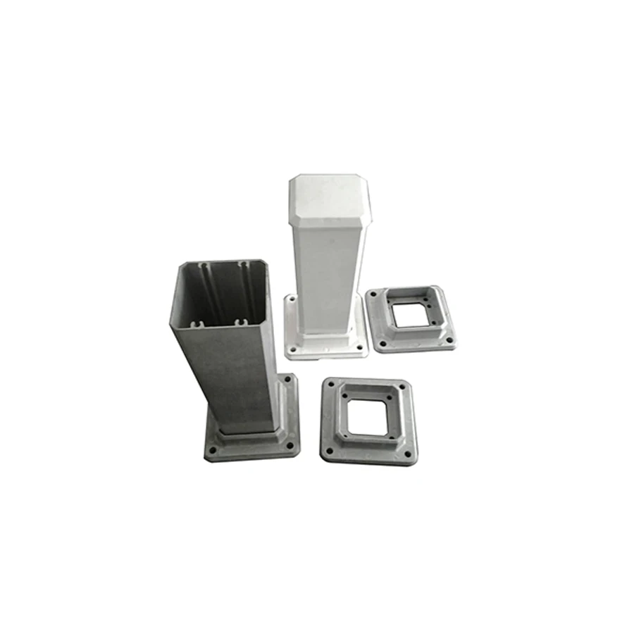 Celia 2 inch Custom made aluminum fence and railing post base support for Construction Guardrail post