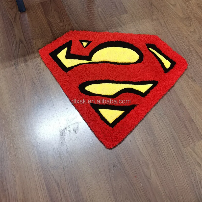 wholesale special design size customized logo anime cartoon rugs drop shipping manufacture acrylic hand made tufted rug carpet