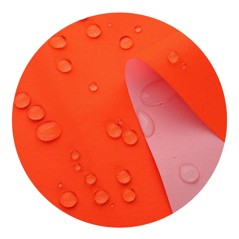 Durable cloth solid dyed waterproof 300d milky pu poly oxford 300d fabric for tent