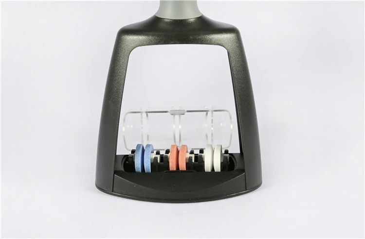 Kitchen Hand hold design knife sharpener Three Stages  ABS ceramic corundum manual knife sharpener