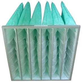 Huatai Air Filter  F5 F6 F7 F8 Synthetic Fiber Pocket Bag Air Filter Material