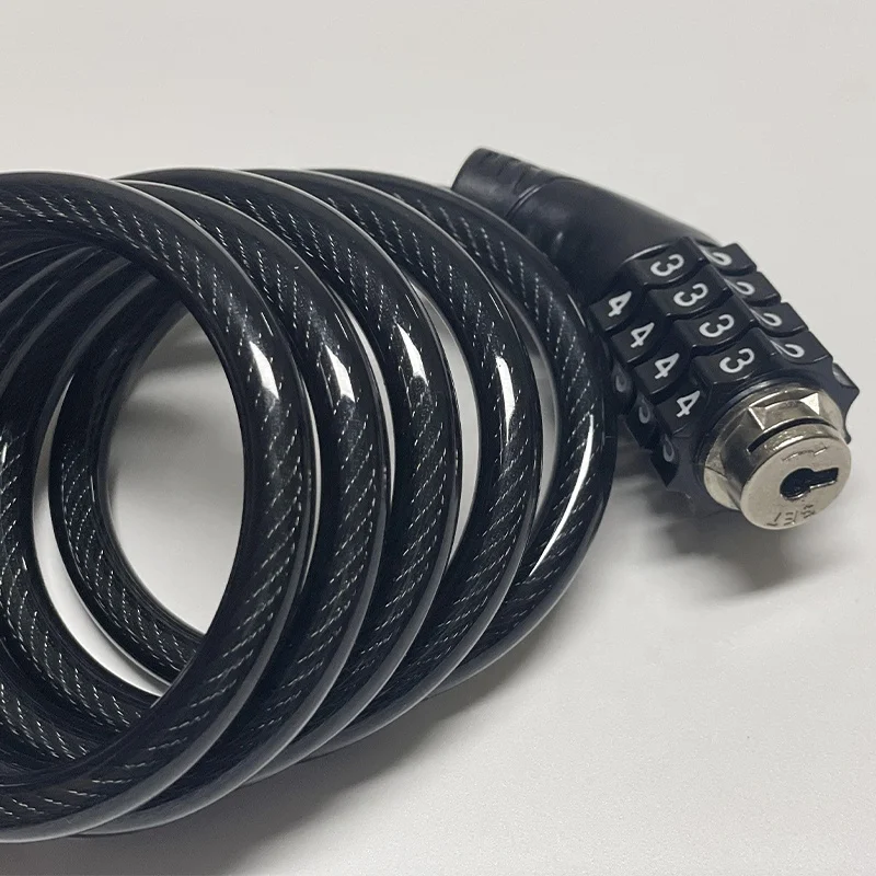 High Quality Safety Anti-Theft Security Password Mini Steel Spirals cable Lock Sport Mountain Bike Cycling Bicycle Cable locks