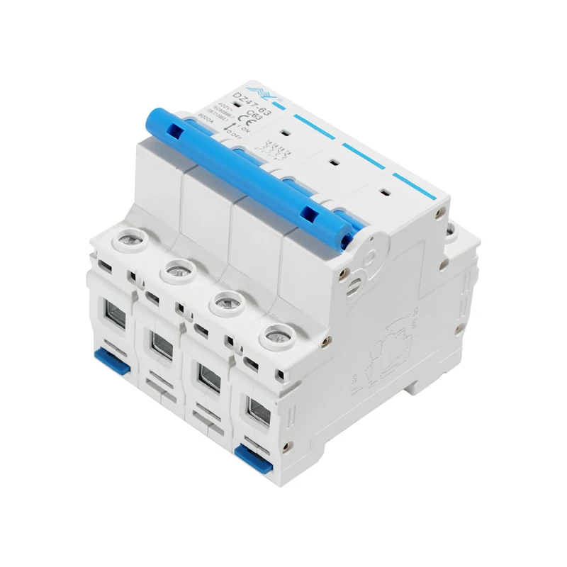 Mulang Electric DZ47-63 4P Mini MCB 20A 16A 10A 32A 25A 40A 63A AC MCB Miniature Circuit Breaker With CE Certificate