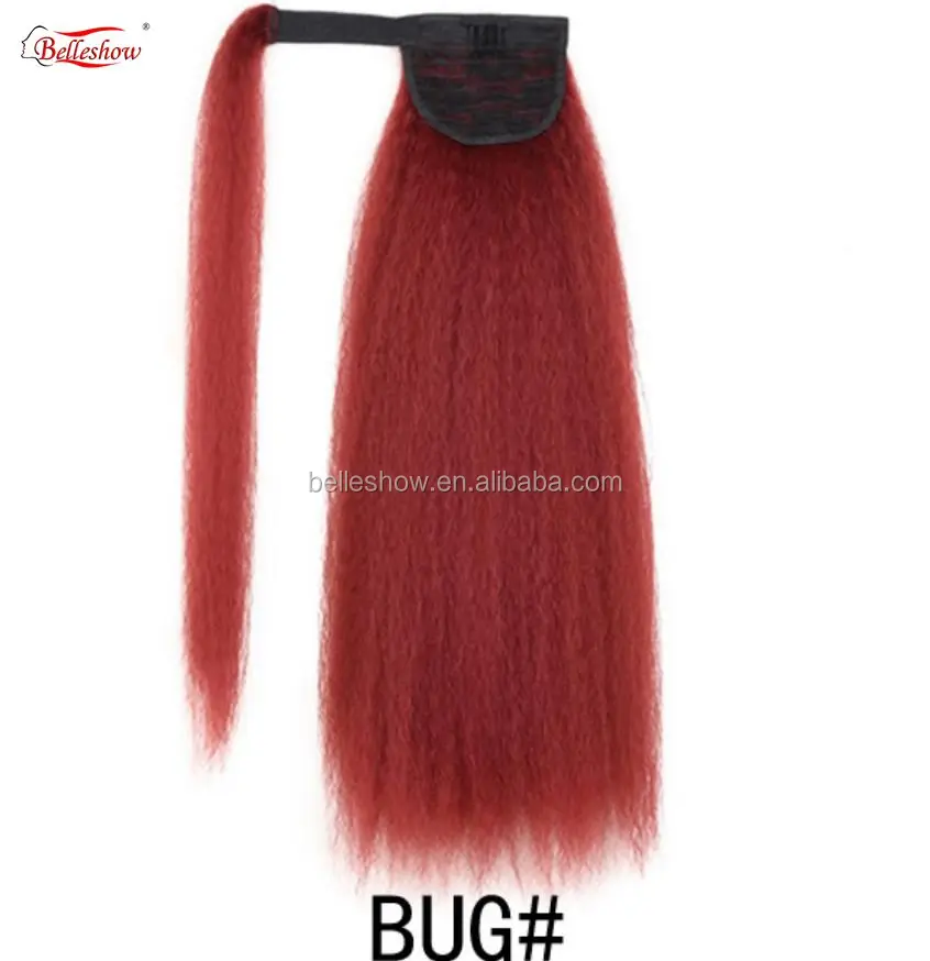 
Belleshow Big Jacques pattern fluffy wig ponytail magic paste long hair wig ponytail long curly magic paste wig ponytail 