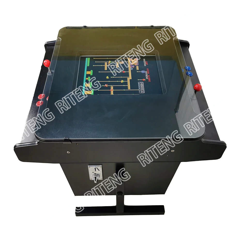 Iron Console 19 Inch Retro  Coin Operated 60 In 1 Games    Cocktail Arcade Table Game Machine For Sale