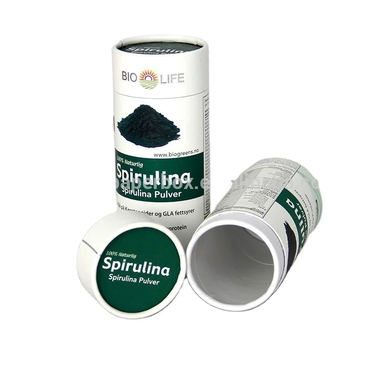 
Customised printing Air Tight Tea Containers Cardboard Cylinder Boxes 