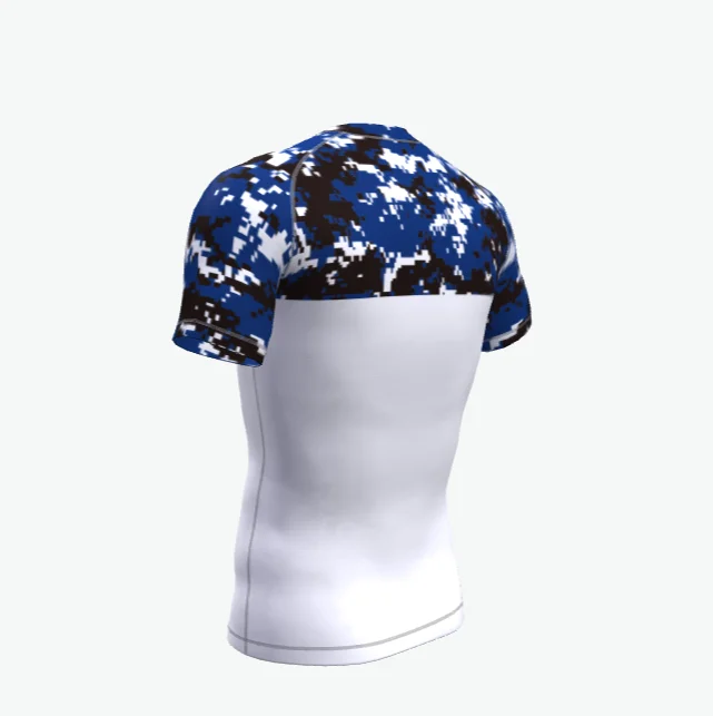 High Quality Wholesale OEM Custom Logo UPF 50 Sublimation Printed Mma Bjj Surf Long Sleeve Rash Guard