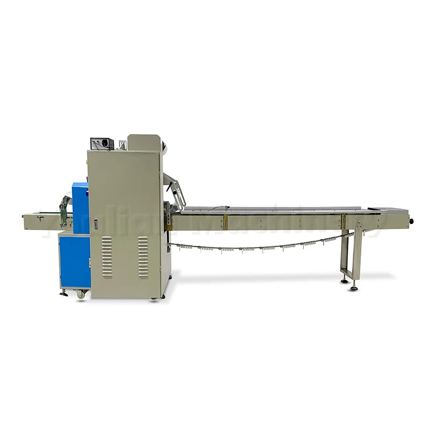 KD-450 Automatic Horizontal Small Cookies Biscuit Packing Machine Biscuit Pillow Cookies Wafer Biscuit Packing Machine