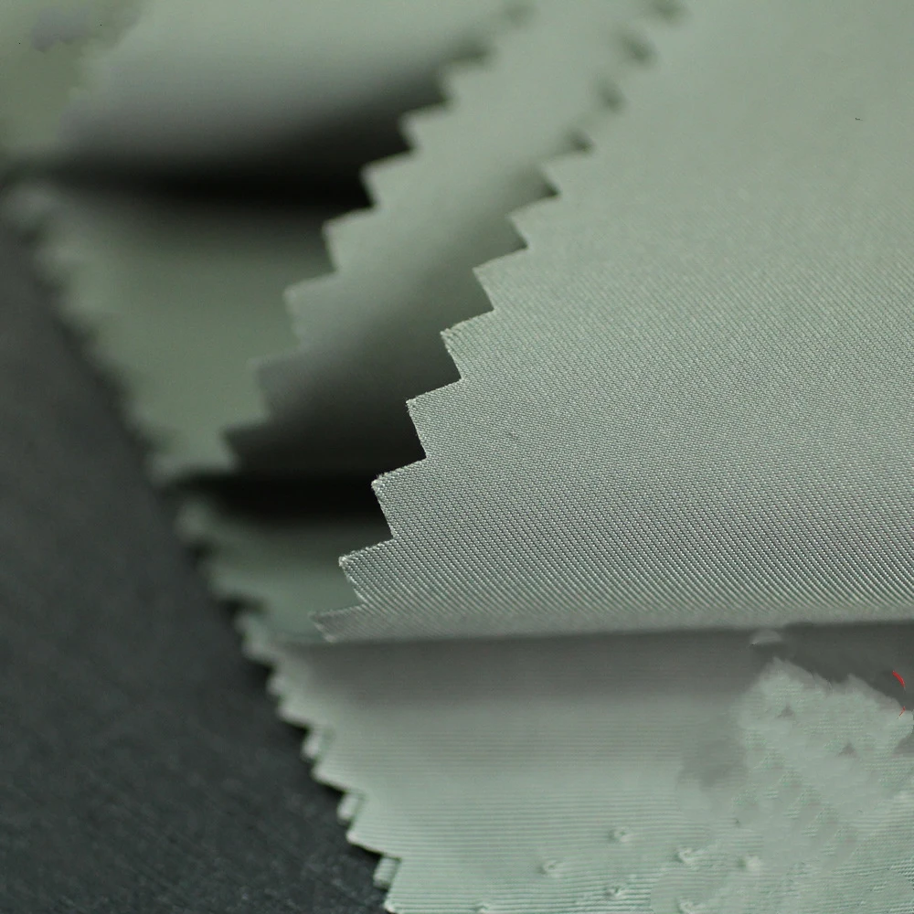 Factory Hot Sale High Quality T400 fiber Soft Shell 100% Polyester Spun Memory Fabric For Garment