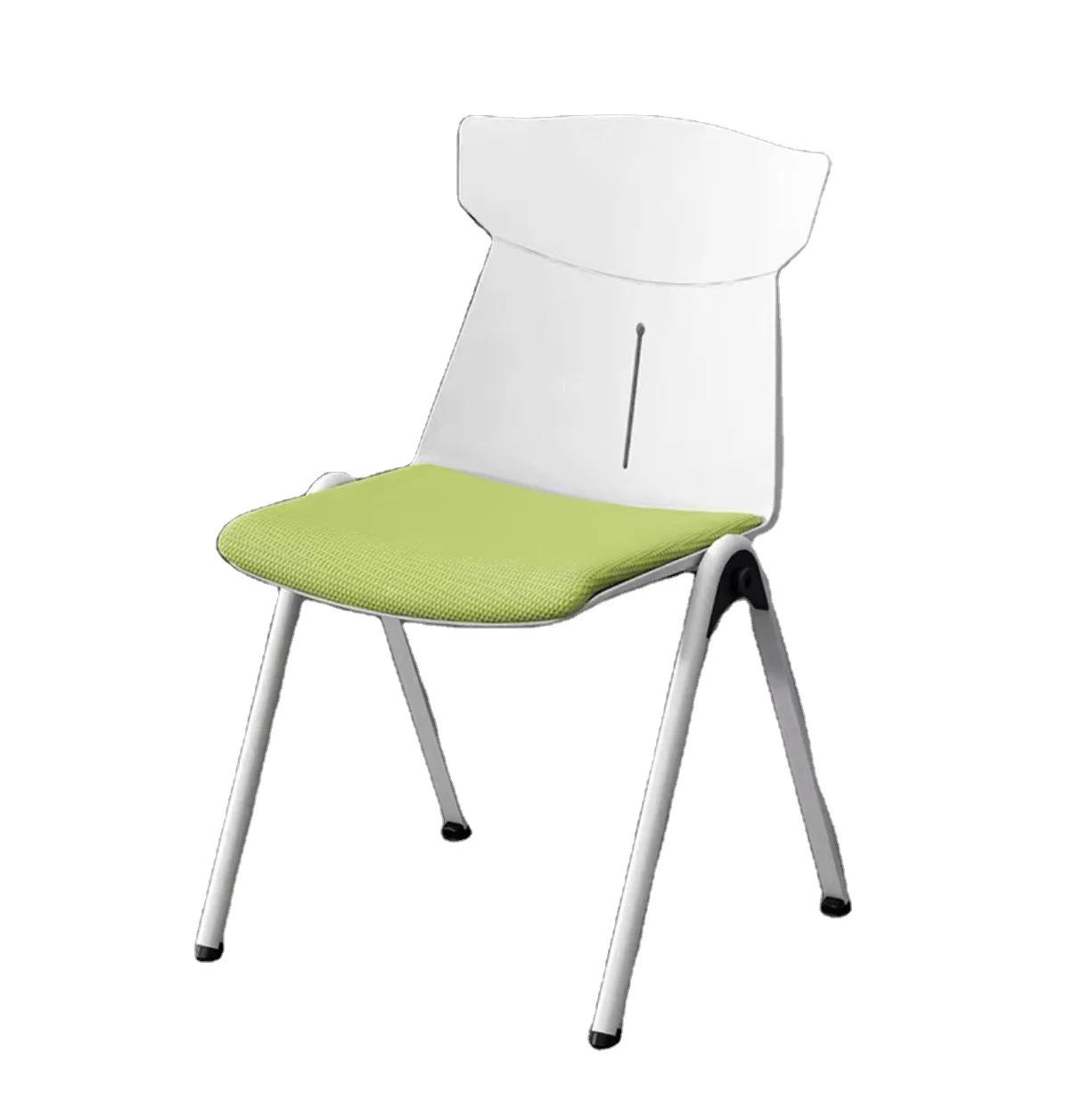 Conference chair stackable training stool thickened steel frame office meeting room negotiation chair news stool hotel chair