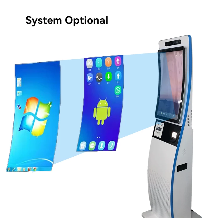 self ordering kiosk terminal in restaurant table stand ordering kiosk reading qr code android kiosk tablet