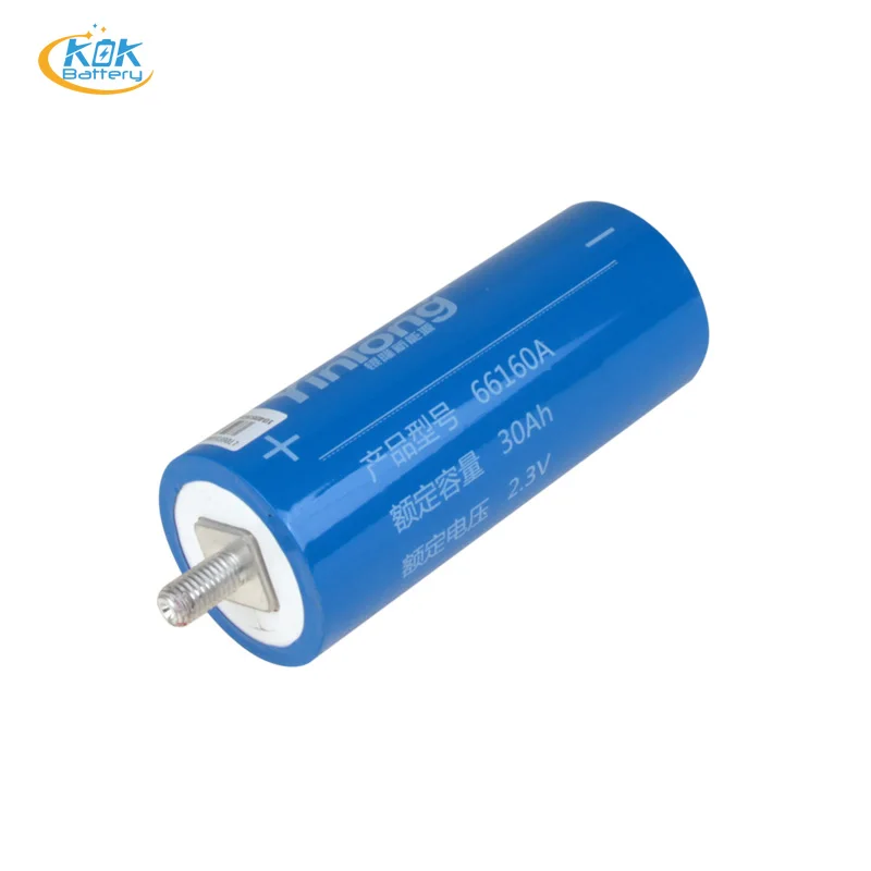 KOK POWER LTO Lithium Titanate Oxide  2.4V 30Ah 66160A Yinlong Battery Cell