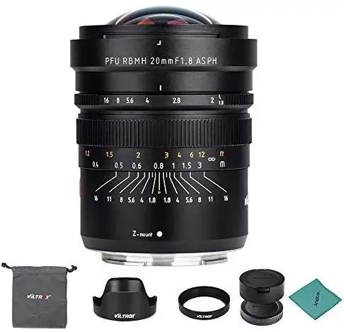 Viltrox 20mm f/1.8 Wide-Angle Full Frame Manual Focus Prime Black  Lens for Sony E-Mount  Manual Focus