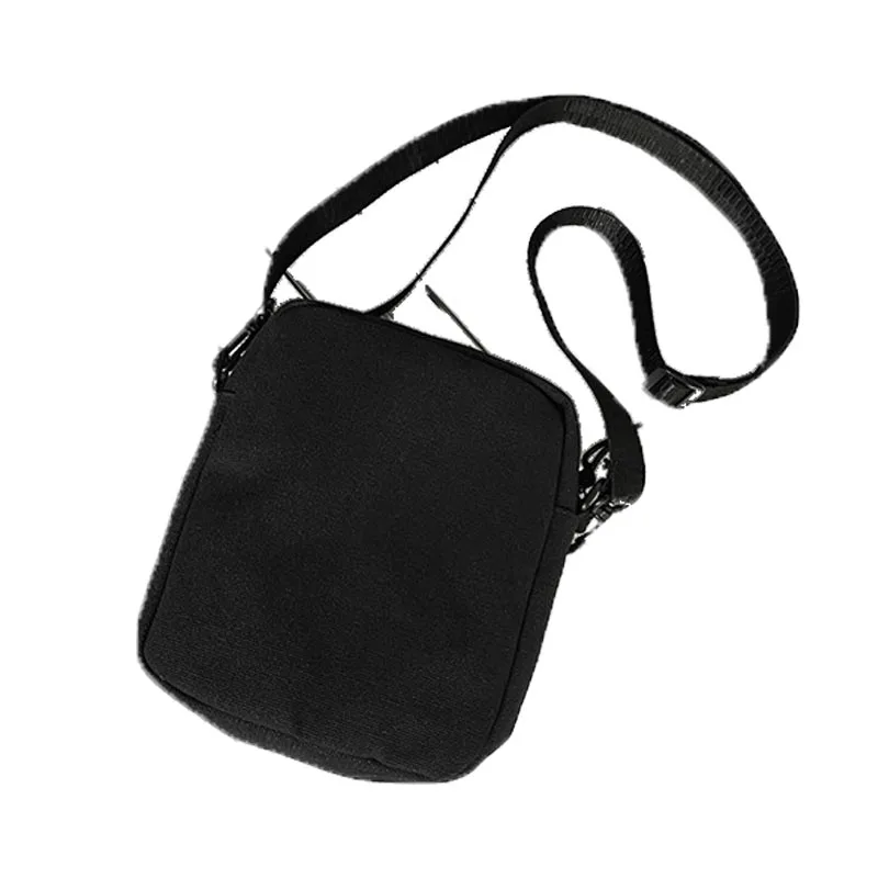 Trending travel canvas messenger bags crossbody chest bag men and women chest strap crossbody bag for mobile phone